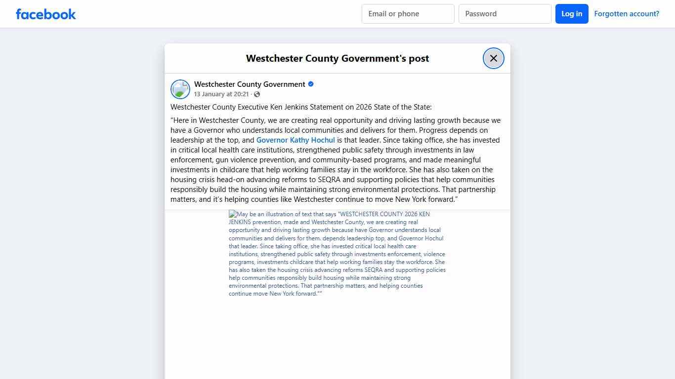 Westchester County... - Westchester County Government Facebook